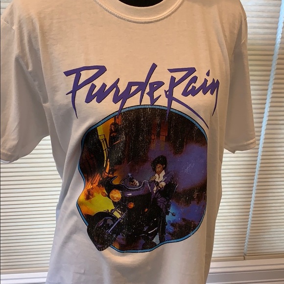 Prince vintage print Purple Rain t-shirt - Picture 6 of 7